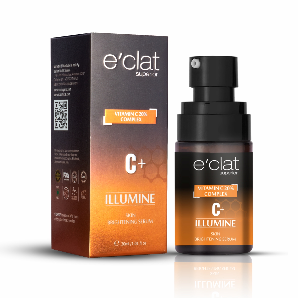 Eclat Vitamin C Serum For Brighten skin | Improve discoloration Eclat  Official