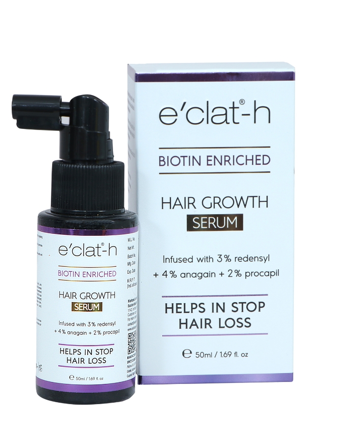 eclat-h Hair Growth Serum Enriched with Biotin- 50ml - Eclat Official ...